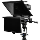 Prompter People Q-Gear Qpro  24" 16:9 Pro 1000 NIT Teleprompter with 21.5" 3G-SDI HDMI RGB IPS Talent Monitor