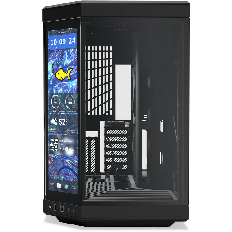 HYTE Y70 Touch Infinite Mid-Tower Case (Pitch Black)