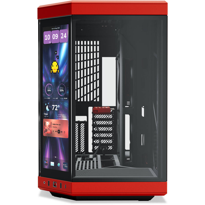 HYTE Y70 Touch Infinite Mid-Tower Case (Black Cherry)