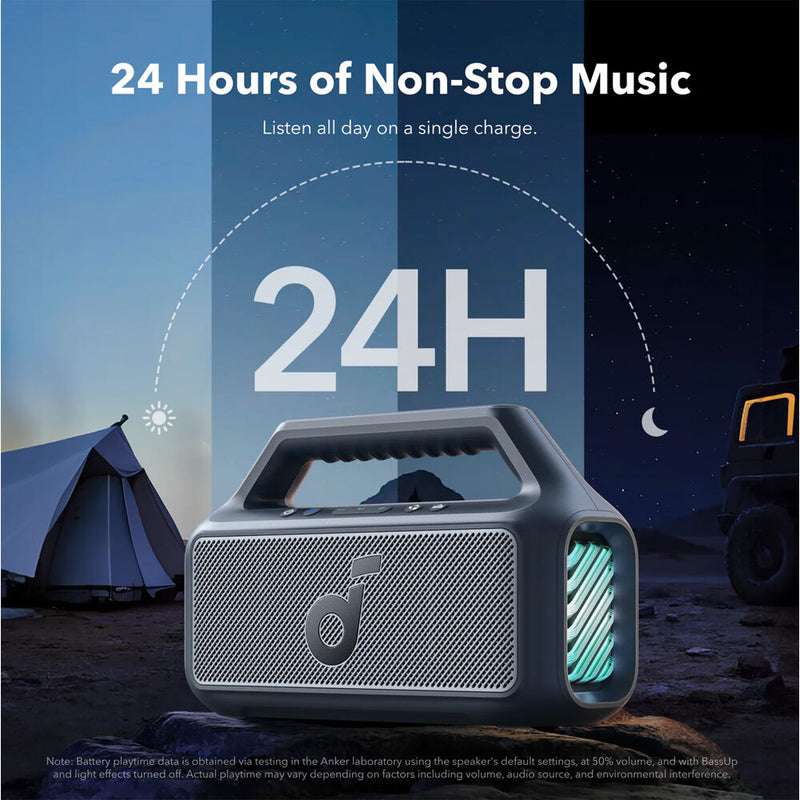 Soundcore by Anker Boom 2 Portable Bluetooth Speaker (Explorer Blue)