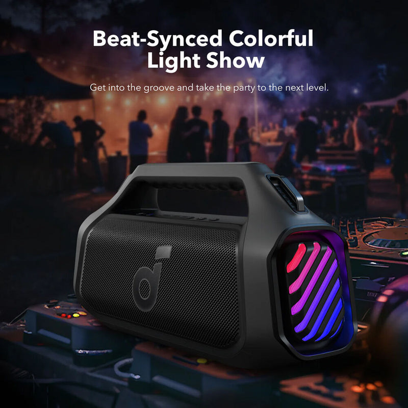 Soundcore by Anker Boom 2 Plus Wireless Outdoor Bluetooth Speaker (Phantom Black)