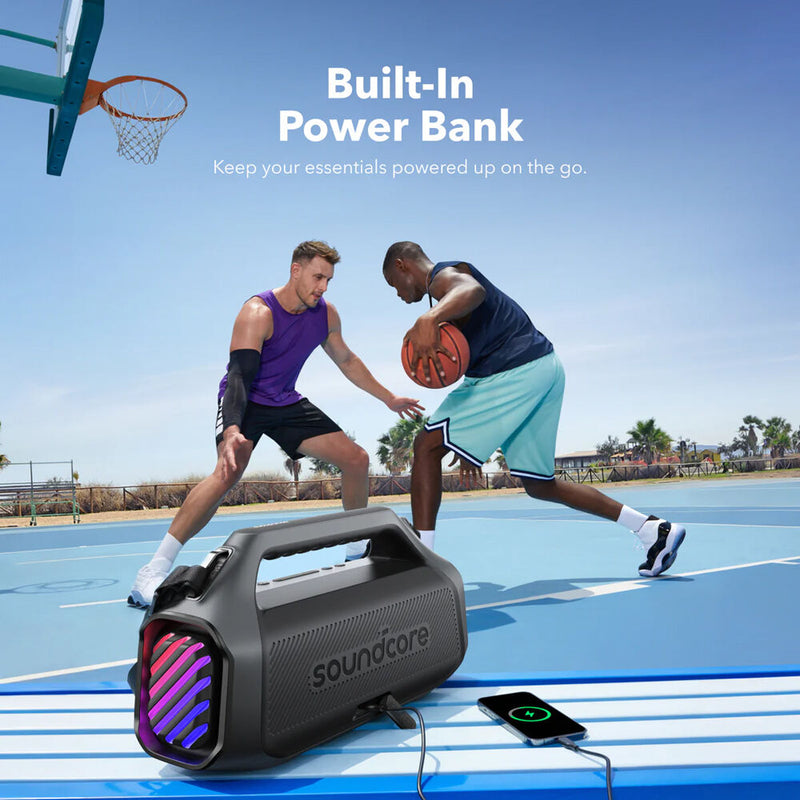 Soundcore by Anker Boom 2 Plus Wireless Outdoor Bluetooth Speaker (Phantom Black)