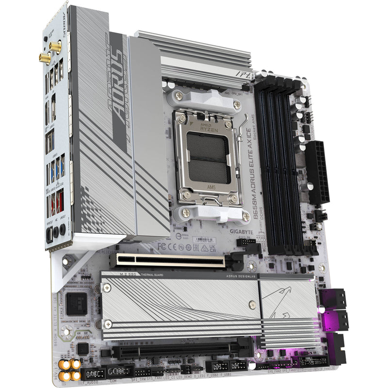 Gigabyte B650M AORUS ELITE AX ICE AM5 Micro-ATX Motherboard