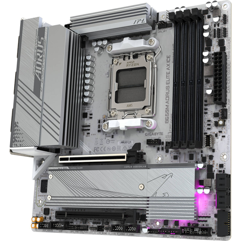 Gigabyte B650M AORUS ELITE AX ICE AM5 Micro-ATX Motherboard