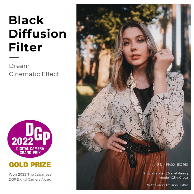 K&F Concept Nano-X Series Black Diffusion Filter (62mm, Grade 1/2)