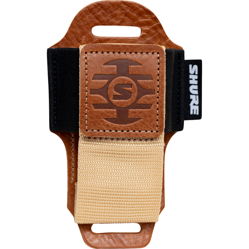 Shure by Gator Wireless Bodypack Transmitter Pouch (Tan Leather)