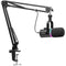 FeelWorld PM1-AS Dynamic Cardioid XLR/USB Microphone with Boom Arm Stand