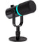 FeelWorld PM1-AS Dynamic Cardioid XLR/USB Microphone with Boom Arm Stand