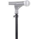 Shure by Gator Round Base Mic Stand with Standard Height-Adjustable Twist Clutch and 10" Base