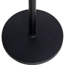 Shure by Gator Round Base Mic Stand with Standard Height-Adjustable Twist Clutch and 10" Base