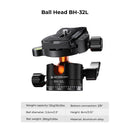 K&F Concept K255A7 Aluminum Tripod with BH-32L Ball Head