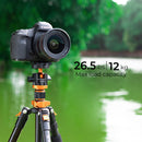 K&F Concept K255A7 Aluminum Tripod with BH-32L Ball Head
