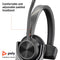 Poly Voyager 4310 Bluetooth Mono Headset with BT700 USB-A Dongle