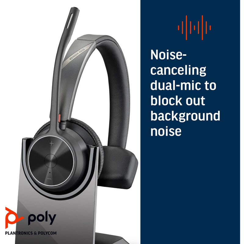 Poly Voyager 4310 Bluetooth Mono Headset with BT700 USB-A Dongle