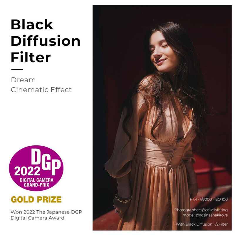 K&F Concept Nano-X Series Black Diffusion Filter (40.5mm, Grade 1/4)