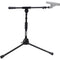 Shure by Gator Low-Profile Tripod Mic Stand with Adjustable Height and Telescoping Boom