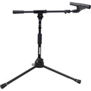 Shure by Gator Low-Profile Tripod Mic Stand with Adjustable Height and Telescoping Boom