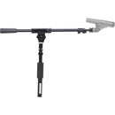Shure by Gator Low-Profile Tripod Mic Stand with Adjustable Height and Telescoping Boom