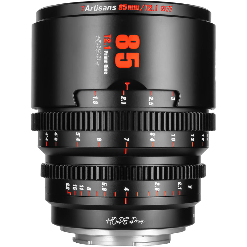 7artisans Photoelectric Hope 85mm T2.1 S35 Cine Lens (FUJIFILM X, Black)