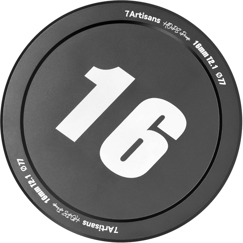 7artisans Photoelectric 16mm T2.1 Hope S35 Cine Lens (Sony E, Black)