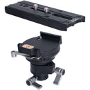 DigitalFoto Solution Limited iRig Ball Adapter with Manfrotto Quick Release Plate for Steadicam Stabilizer Arms and THANOS-SE