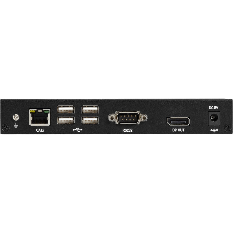 Black Box KVX Series KVM Extender Kit over CATx - 4K, DisplayPort, USB 2.0 Hub for 1 Monitor