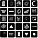 DigitalFoto Solution Limited Gobo Set for FS-100SLENS & 100SLENS-SE/PRO Projection Attachment (25-Pack)