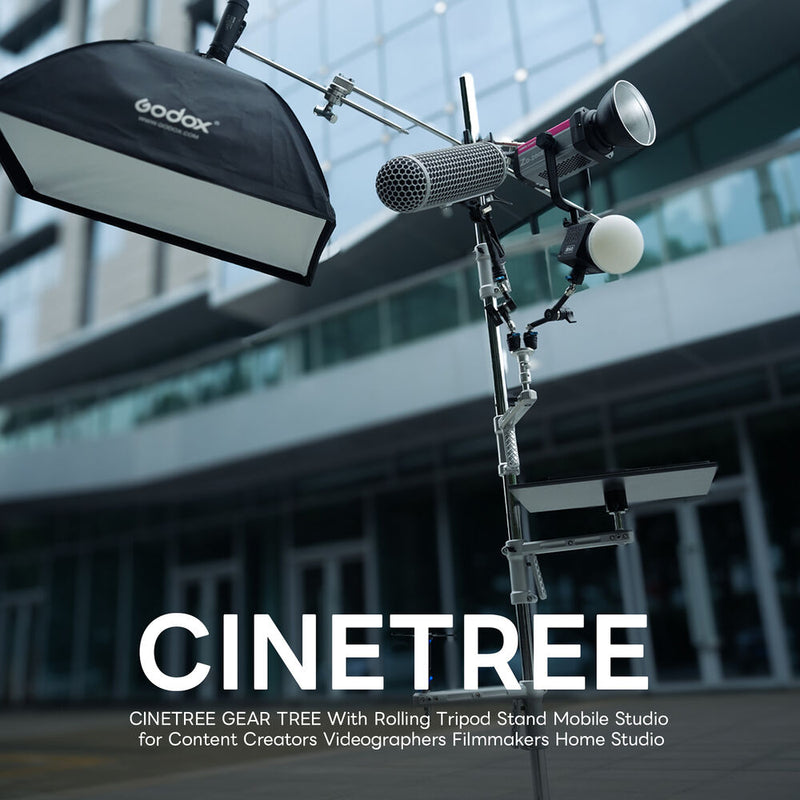 DigitalFoto Solution Limited CINETREE Gear Tree with Rolling Tripod Stand