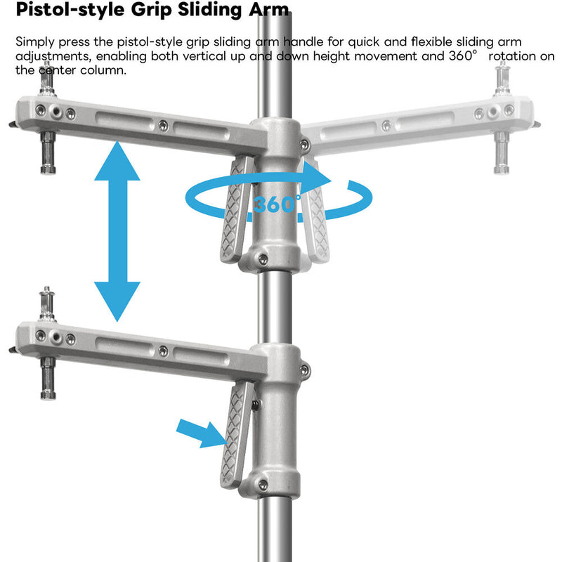 DigitalFoto Solution Limited CINETREE Gear Tree with Rolling Tripod Stand