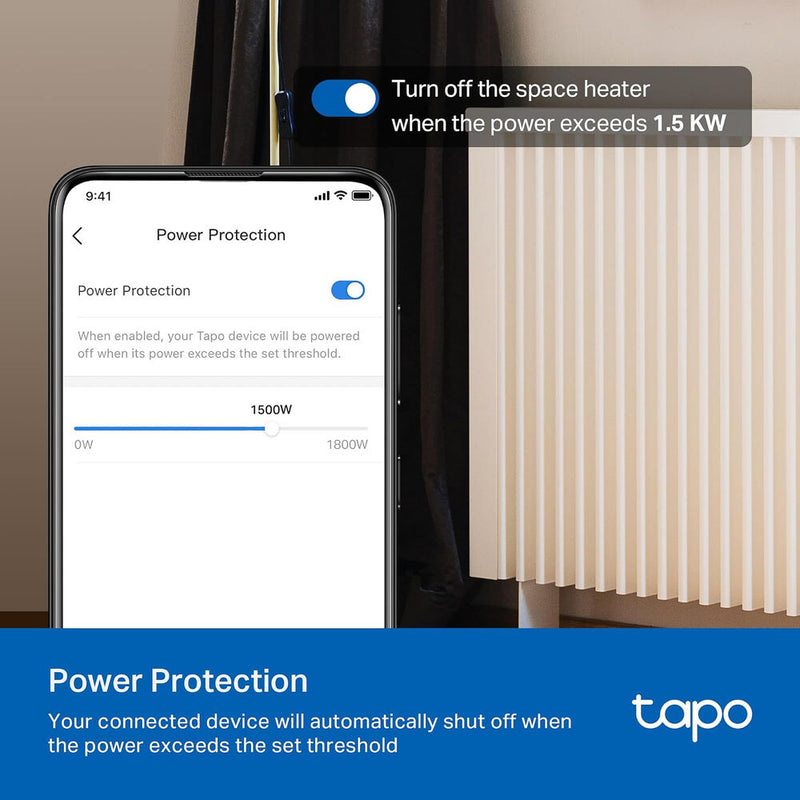 TP-Link Tapo P115 Smart Wi-Fi Plug with Energy Monitoring (2-Pack)