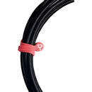 Wooden Camera Cine Mag Ties (5-Pack, Neon Orange/Pink, 6.8")