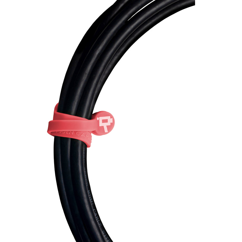 Wooden Camera Cine Mag Ties (5-Pack, Neon Orange/Pink, 6.8")