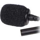Deity Microphones Dual-Head W.Lav Pro Omni Lavalier Microphones with Black Outdoor Kits