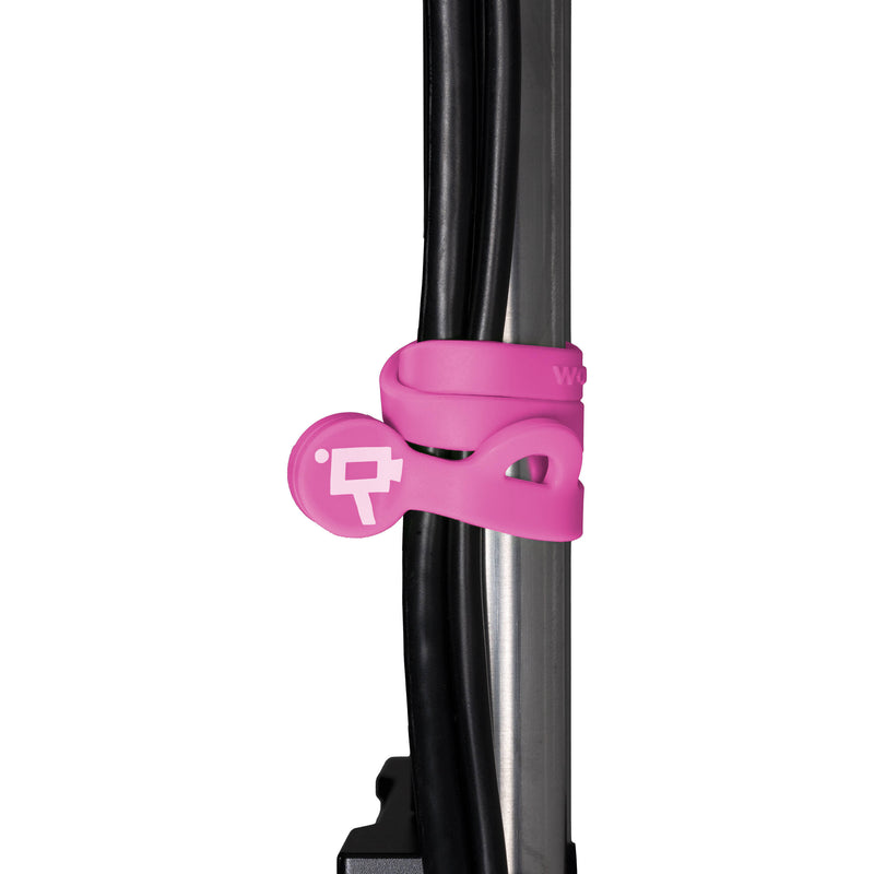 Wooden Camera Cine Mag Ties (5-Pack, Pink, 6.8")