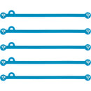 Wooden Camera Cine Mag Ties (5-Pack, Neon Blue, 6.8")