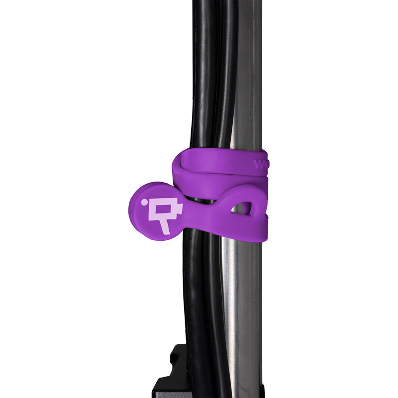 Wooden Camera Cine Mag Ties (5-Pack, Purple, 4.1")