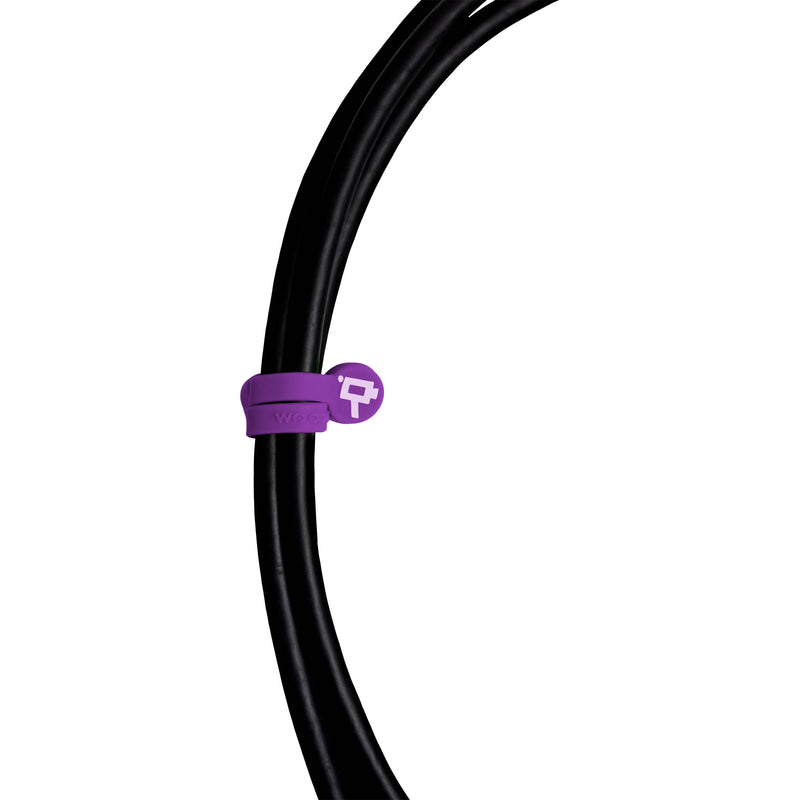 Wooden Camera Cine Mag Ties (5-Pack, Purple, 4.1")