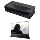 AWOL Vision LTV-3500 Pro XPR 4K RGB Laser Projector & ALR-220C 120" Floor Rising Screen Kit
