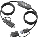 Plugable USB 3.0 Windows Transfer Cable with USB-C Adapters (6.6')