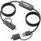 Plugable USB 3.0 Windows Transfer Cable with USB-C Adapters (6.6')