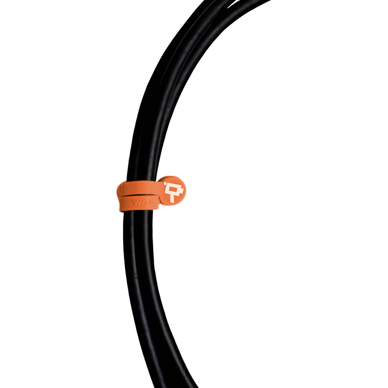 Wooden Camera Cine Mag Ties (5-Pack, Orange, 4.1")