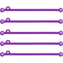 Wooden Camera Cine Mag Ties (5-Pack, Purple, 6.8")