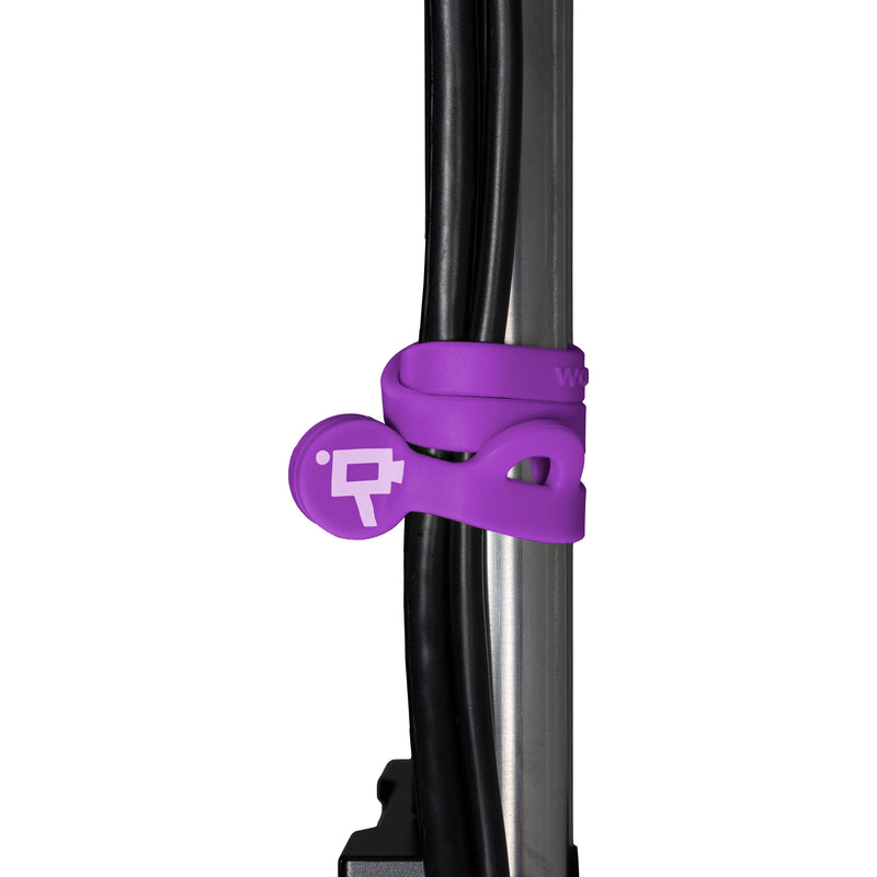 Wooden Camera Cine Mag Ties (5-Pack, Purple, 6.8")