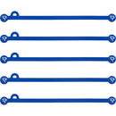 Wooden Camera Cine Mag Ties (5-Pack, Blue, 6.8")
