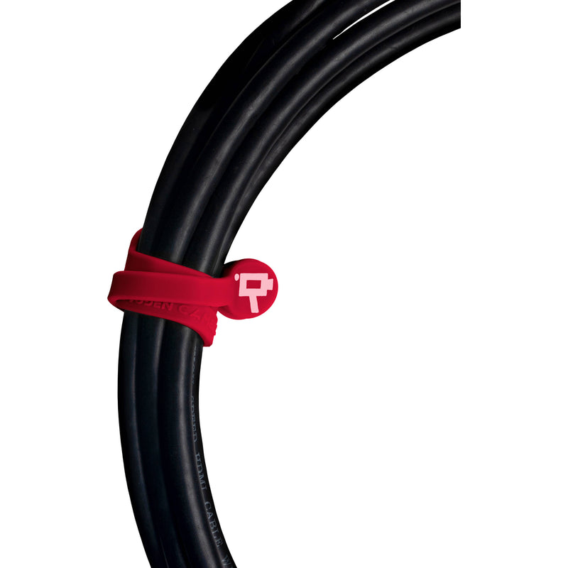 Wooden Camera Cine Mag Ties (5-Pack, Red, 6.8")