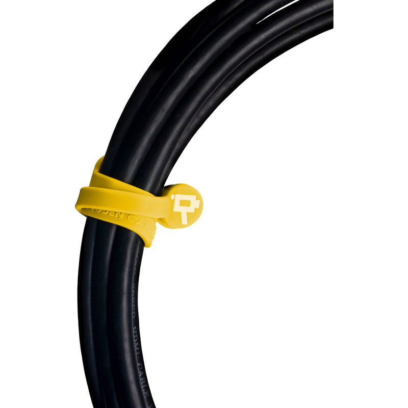 Wooden Camera Cine Mag Ties (5-Pack, Yellow, 6.8")