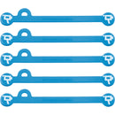 Wooden Camera Cine Mag Ties (5-Pack, Neon Blue, 4.1")