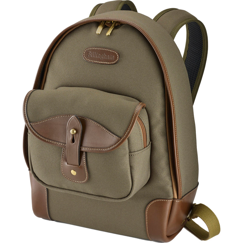 Billingham 35 Rucksack (Sage FibreNyte / Chocolate Leather Trim, 7L)