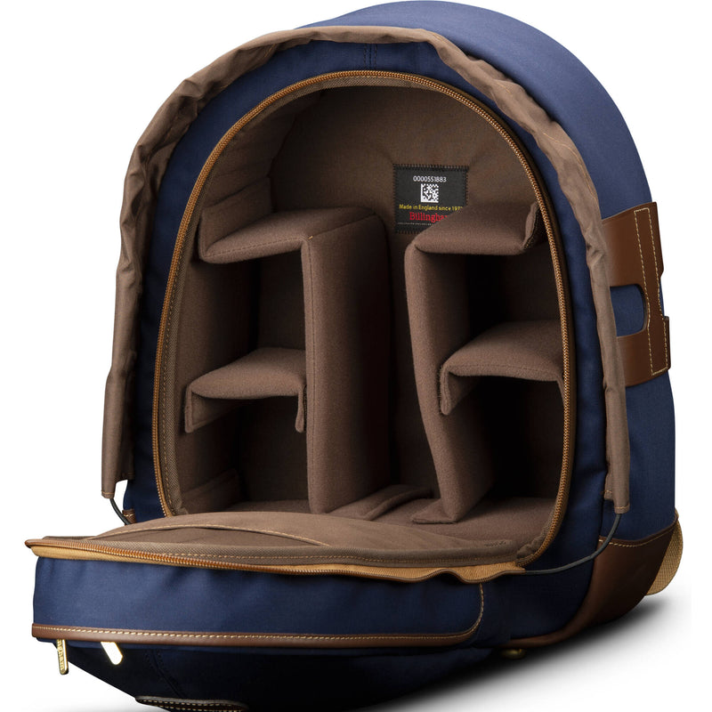 Billingham 25 Rucksack for Cameras (Navy/Chocolate, 9.4L)