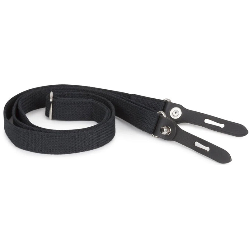 Billingham Sling Strap (Black Webbing / Black Leather Attachments)